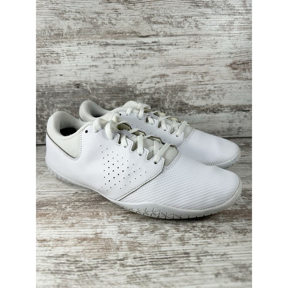 Women's Nike Cheer Sideline IV White Cheerleading Shoes Sz 9 Athletic Gym EUC!